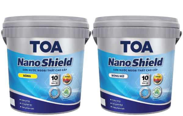 Sơn nước ngoại thất cao cấp TOA NanoShield