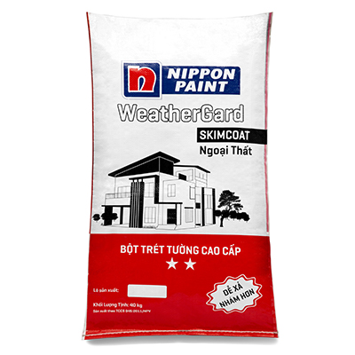 Skimcoat WeatherGard – Bột Trét Ngoại Thất Cao Cấp, Bảo Vệ Tường Hoàn Hảo